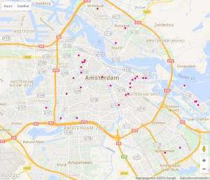 Aantal VvE's in Amsterdam met zonnepanelen (bron: amsterdam.nl)